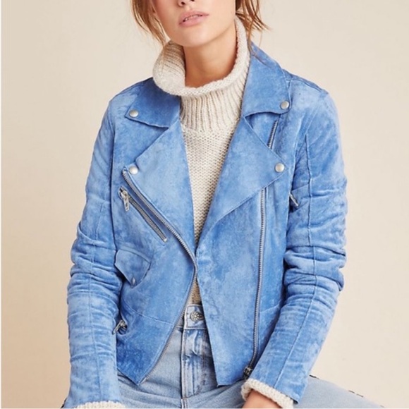 BLANK NYC Suede Moto Jacket